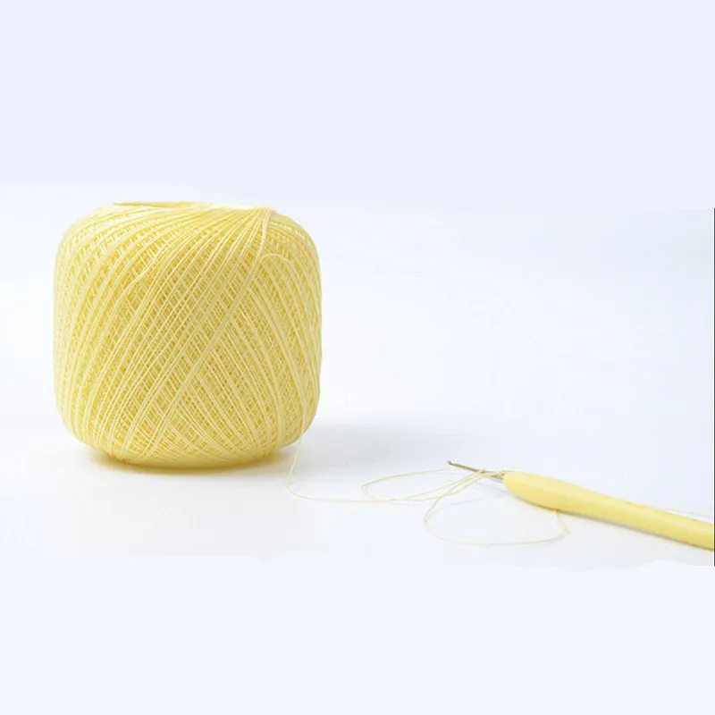 89 м мерсеризованная хлопчатобумажная кружевная нить 38 однотонных нитей для