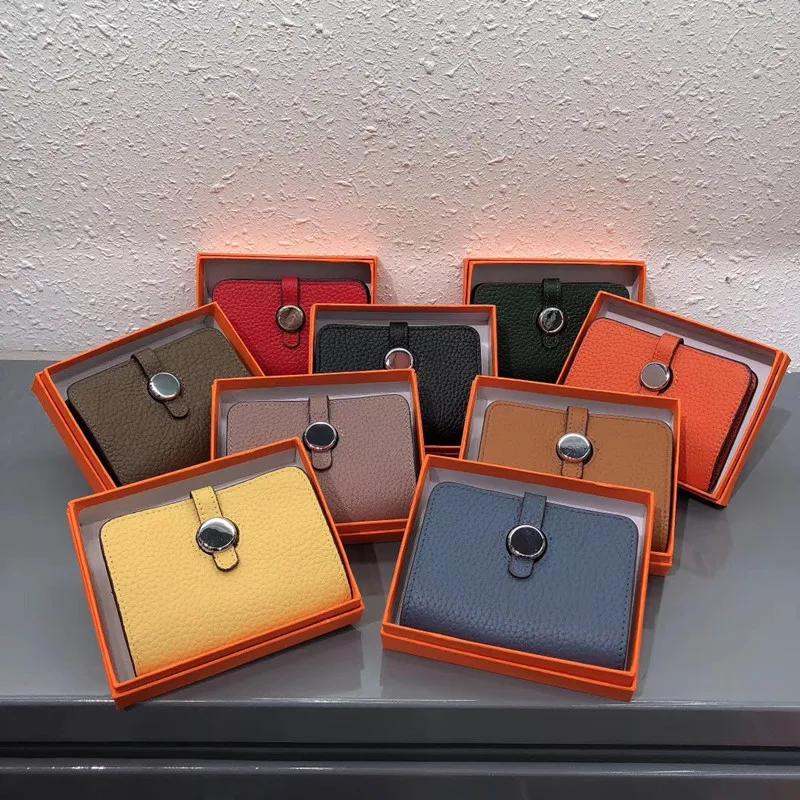 Женский кошелек для монет кожаный короткий мини сумочка кошелек|Кошельки монет| |