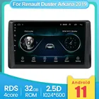 Автомагнитола на Android, 2 ГБ + 32 ГБ, с Wi-Fi, BT In Dash, мультимедийный видеоплеер, GPS-навигация для Renault Duster Arkana 2019