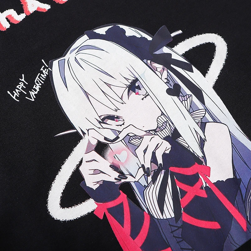 

Women Hoodie Autumn Kawaii Fashion Anime Sweatshirt Women Hip Hop Cartoon Long Sleeve Print Tops Harajuku Oversized Cute Hoodie