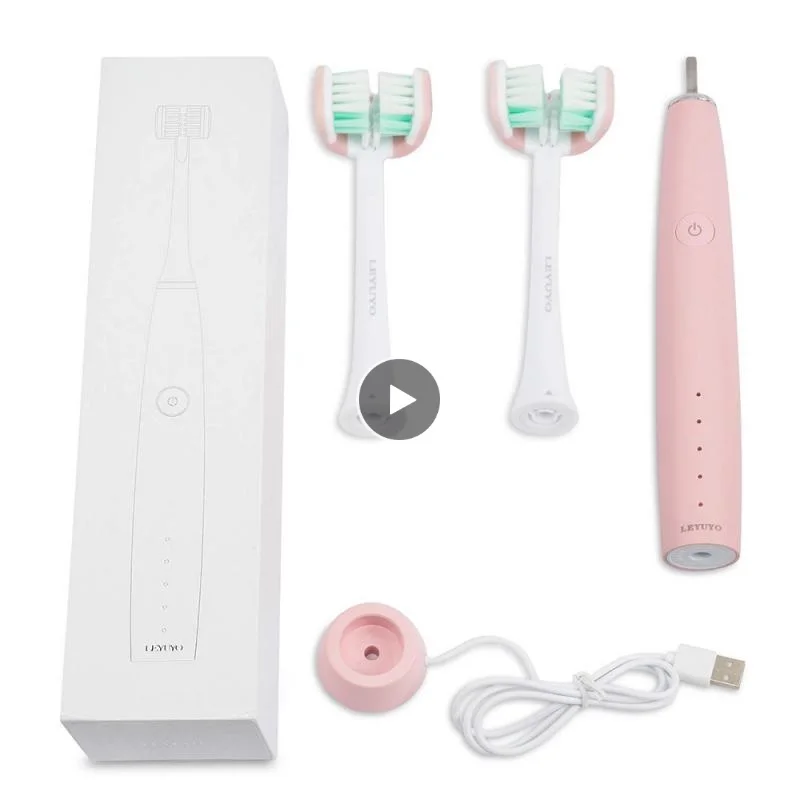 U образная электрическая зубная щетка 360 градусов запасная из нейлона + АБС