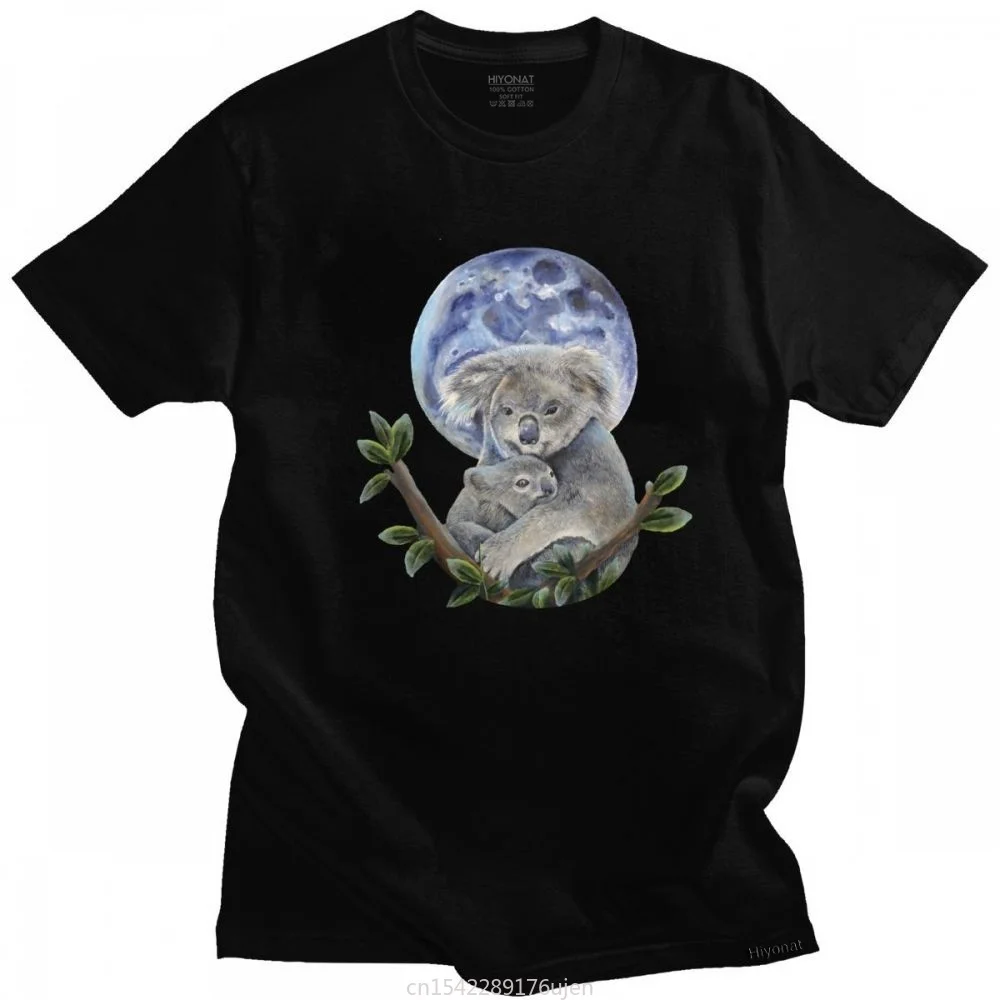 

Funny Cute Koala Mother and Baby T Shirt for Women T-shirt Bear Animal Tees Tops Short-Sleeve Summer Shirt Clothes