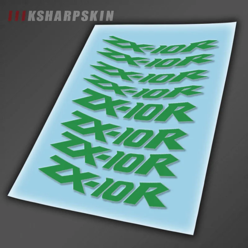 

High quality Motorcycle rim logo sticker decal reflective moto car Accessories decoration for kawasaki ZX-10R zx10r decals