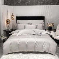 100s long staple cotton duvet cover modern simplicity style bed linens set quilt cover 3pcs luxury home hotel use bedding sets