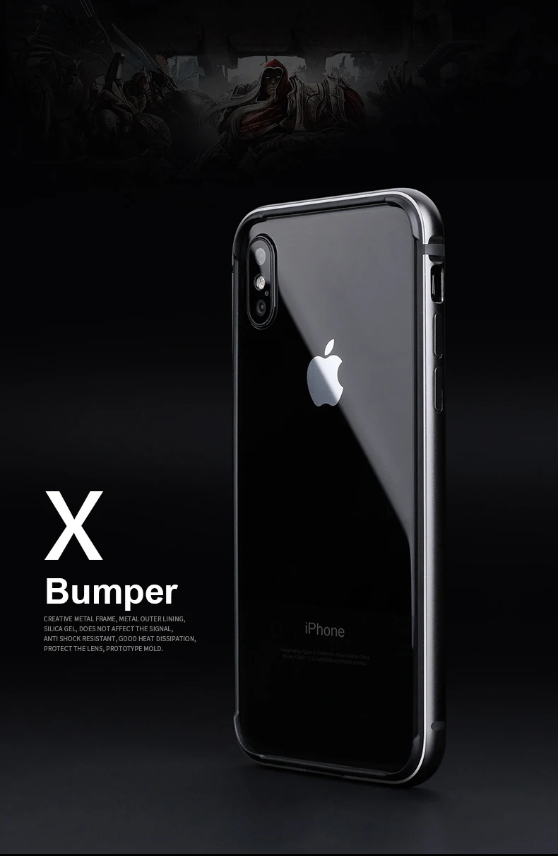 Lofter алюминиевый бампер для iPhone X металлическая рамка Полная защита чехол сплошной цвет чехол для телефона TPU силиконовый чехол Capinha Coque