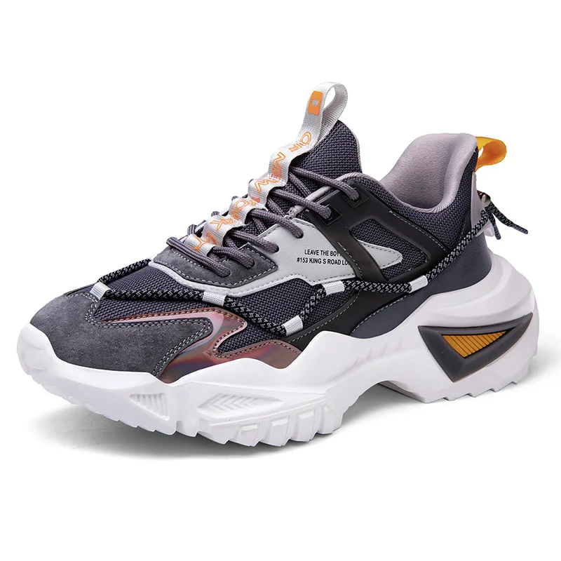 

Men's sports shoes 2020 spring and summer new tank bottom trend fashion old shoes ins casual running shoes men mens sneakers