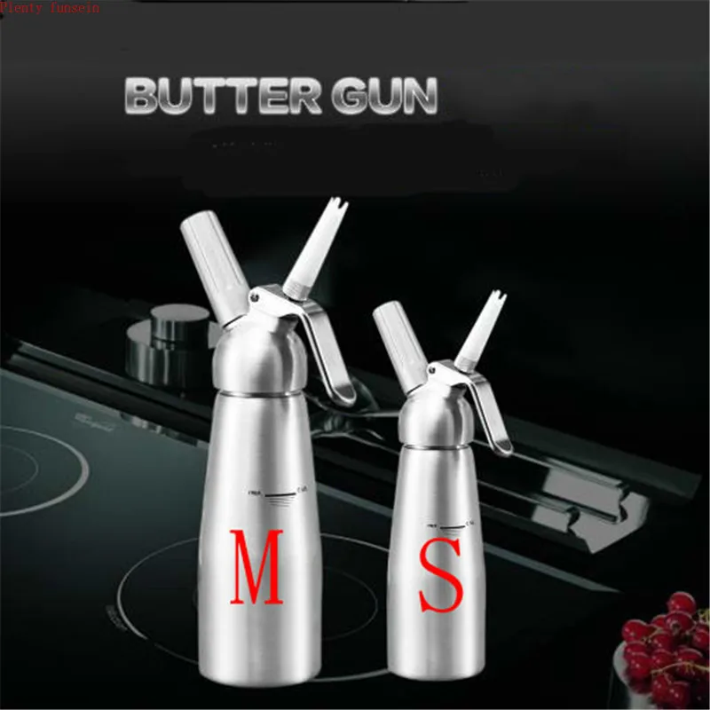 Алюминий Крем пистолет пенообразователь диспенсер свежий цветок Whipper с насадки