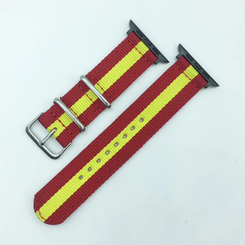 Nylon Watch Band 38mm 40mm 41mm 42mm 44mm 45mm for Apple Watch Series 7 6 SE 5 4 3 Bracelet Watch Strap for iwatch Bands Spain