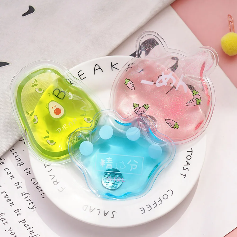 Горячая Распродажа мини зимняя многоразовая Гелевая грелка для рук симпатичная