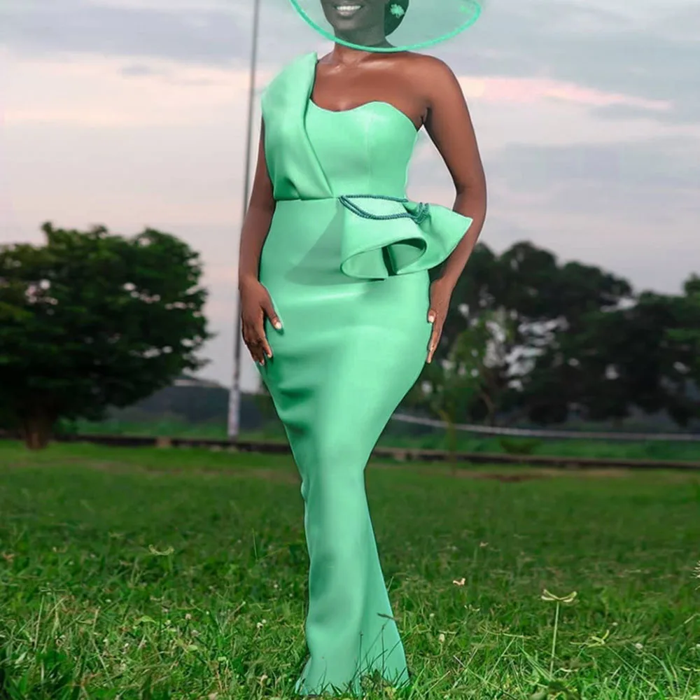 Синяя плиссированная Коктейльные Вечерние сексуальное платье без бретелек