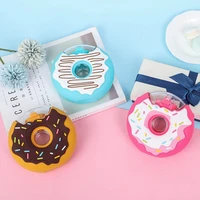 donut shape cup creative kids feeding cup with straws lovely donuts shape water cups cartoon leakproof outdoor water bottle