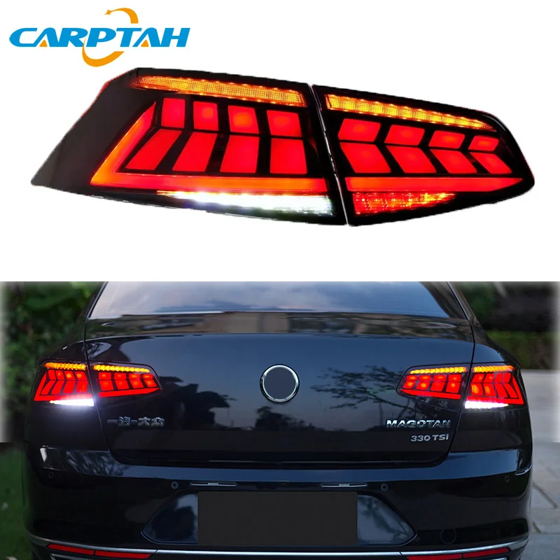 Автомобильный светодиодный фонарь светильник хвост для Volkswagen VW Passat B8 2017 2018 2019