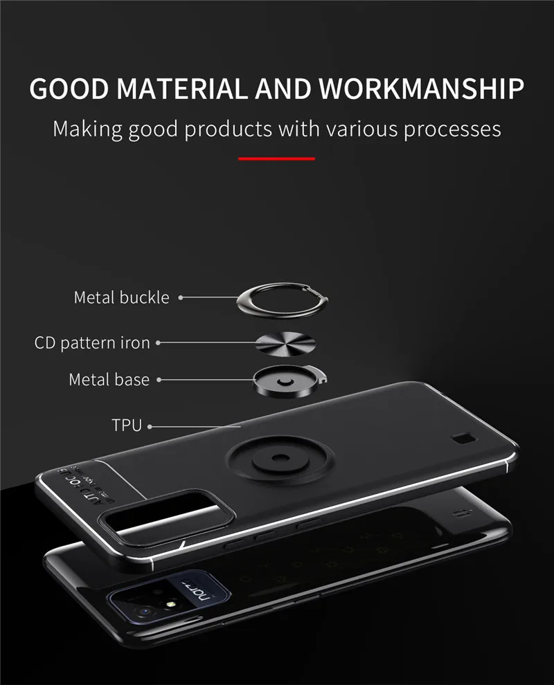 for realme narzo 50i case cover narzo 50a 30a 30 5g 20 pro ring holder silicone bumper protective phone cases realme narzo 50i free global shipping