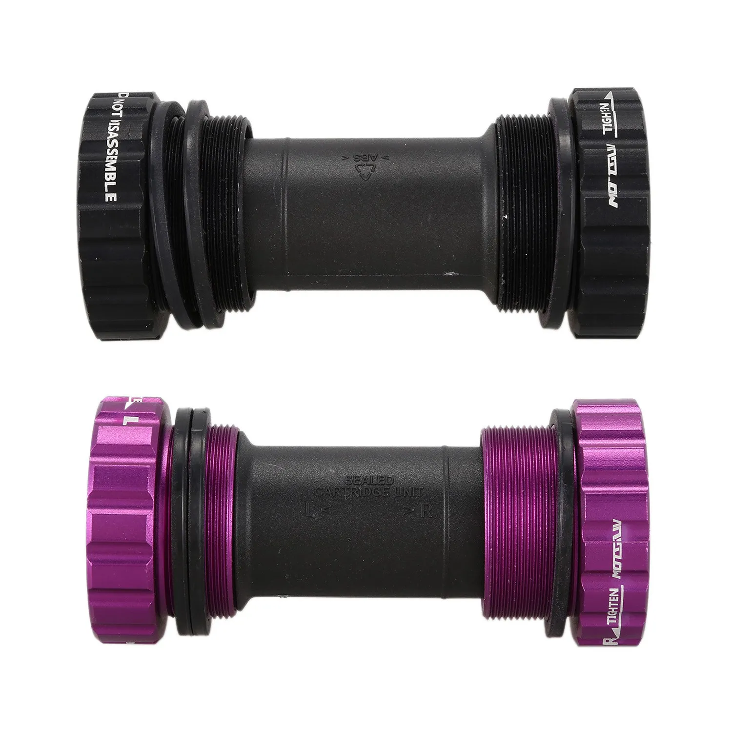 

MOTSUV Bottom Bracket 68/73mm Bicycle Axis MTB Road Cycling Bottom Bracket Waterproof CNC Aluminum Alloy BB Crank Set Axis Parts