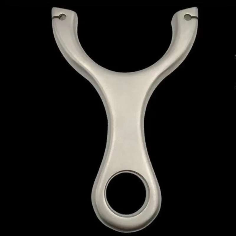 

304 Stainless Steel Slingshot Single-strand Card Ball Bow New Fish Round Rubber Band Integrated Bow 2020