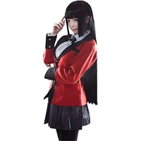 2022 xxxl plus size medieval holloween cosplay costumes anime kakegurui yumeko jabami school girls uniform full set jacket skirt