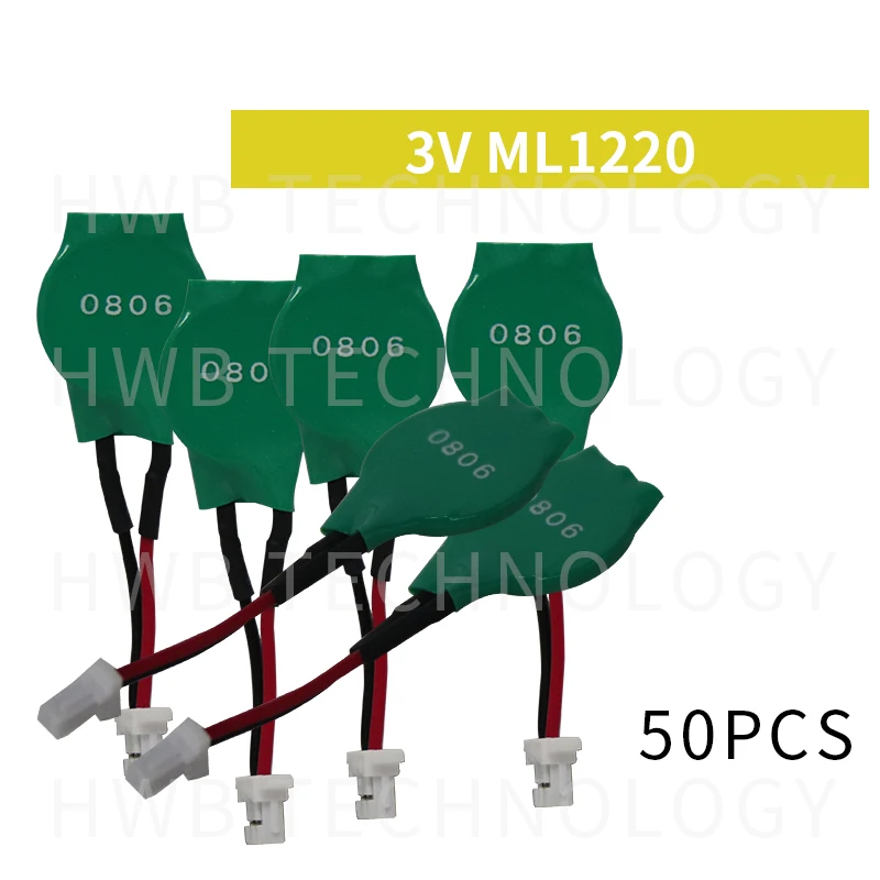50 шт./лот для vartгермания импортированная 3v ML1220 15mAh кнопка литиевая батарея