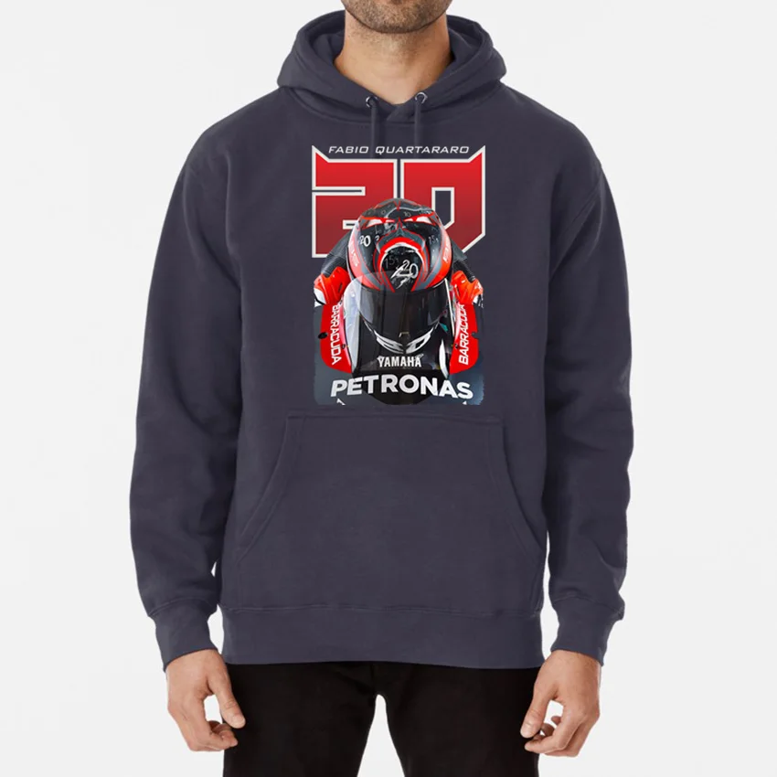 Футболка без названия fabio quartararo - Цвет: navy-hoodie