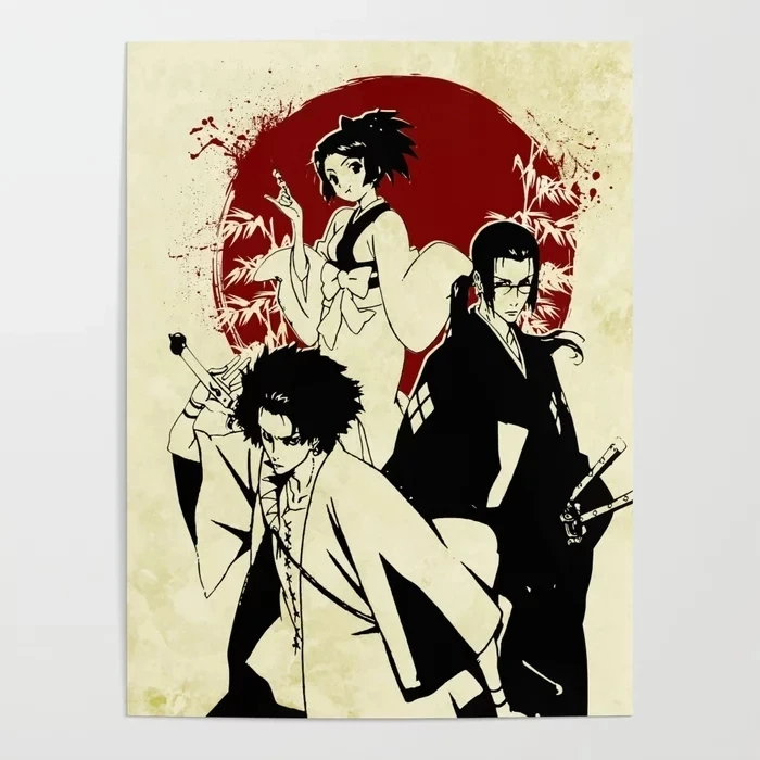 

Modular Hd Prints Samurai Champloo Home Decoration Painting Canvas Anime Boy Poster Wall Art Pictures For Living Room Framework