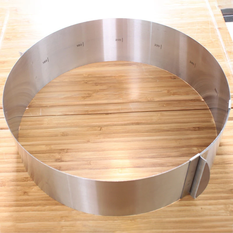 Кухонные инструменты выдвижное кольцо из нержавеющей стали для выпечки тортов