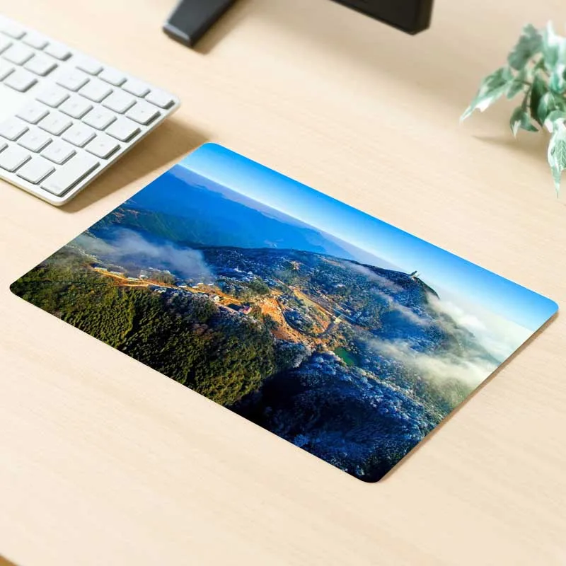 XGZ маленький коврик для мыши с ландшафтным узором горизонтальный ПК ноутбук