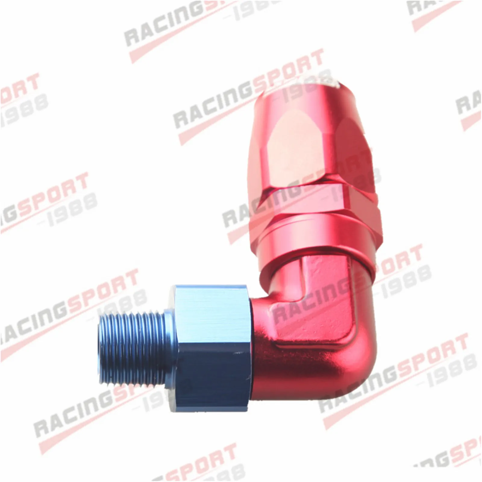 -10 AN 10AN до 3/8 &quotNPT 90 градусов поворотный концевой фитинг шланга адаптер