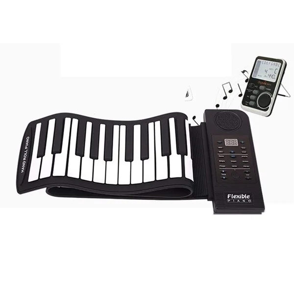 

Kids Flexible Hand Roll Piano Electric Portable Synthesizer Keyboard Piano 61 Keys Music Instrument Musica Music Keyboard BK50GQ