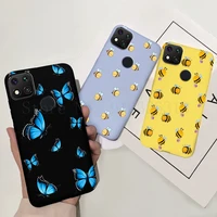 sunflower soft silicone phone case for xiaomi redmi 9c 9 c nfc butterfly painted back cover for redmi 9 9c 9a redmi9a 9c 9 funda