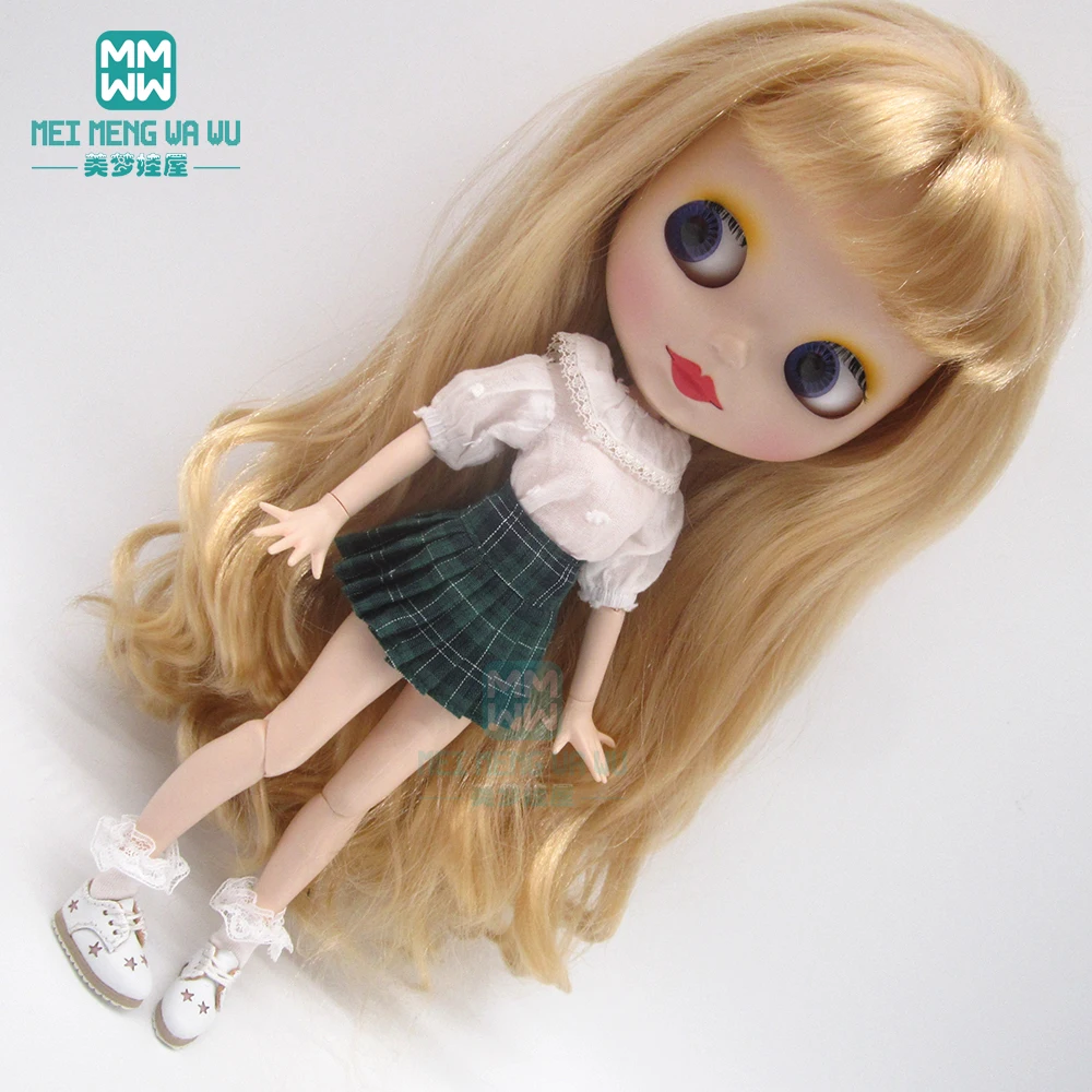 Одежда для кукол Blyth модные футболки плиссированные юбки Azone OB23 OB24 1/6 1 шт. | Игрушки