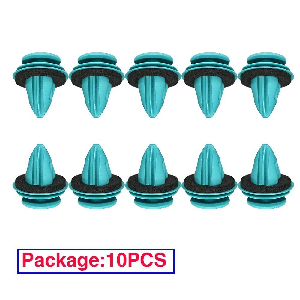 

10 шт. автомобильные зажимы для крепления бампера, автомобильный Стайлинг, заклепки для панели крыльев и дверей, универсальные автомобильные зажимы для крепления бампера