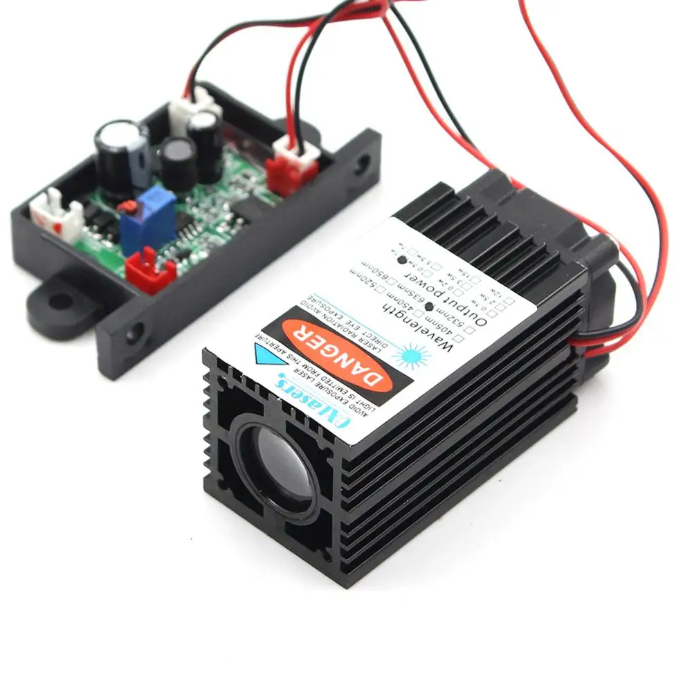 Oxлазеры 12V 635nm 638nm 800mw 1000mw 1W оранжевый красный лазерный модуль полный луч длинный