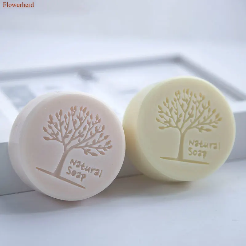Натуральное дерево с одним отверстием искусственная кожа круглая форма для мыла