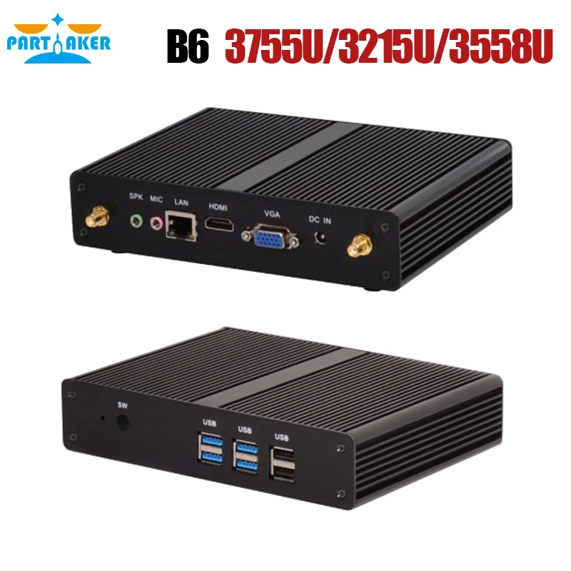 Мини ПК Core i3 4020Y i5 4200Y Windows 10 HDMI VGA два порта дисплея|Мини ПК| |