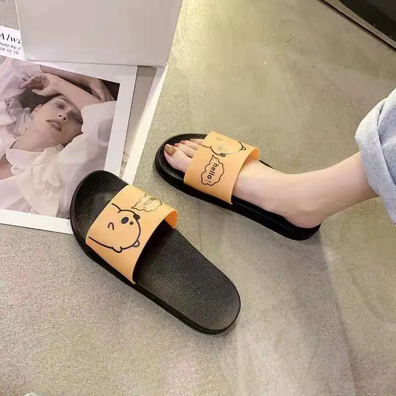 

Slippers women's summer 2020 new home indoor silent non-slip bathroom bath net celebrity ins sandals and slippers women's outer