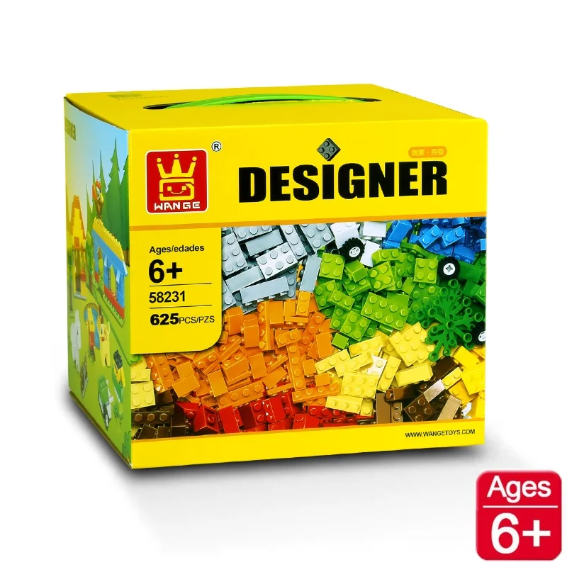 

625pcs Classic Blocks Building Blocks DIY Creative Block Toy for Kids Educational Toys Gifts Compatible All Brands Bricks