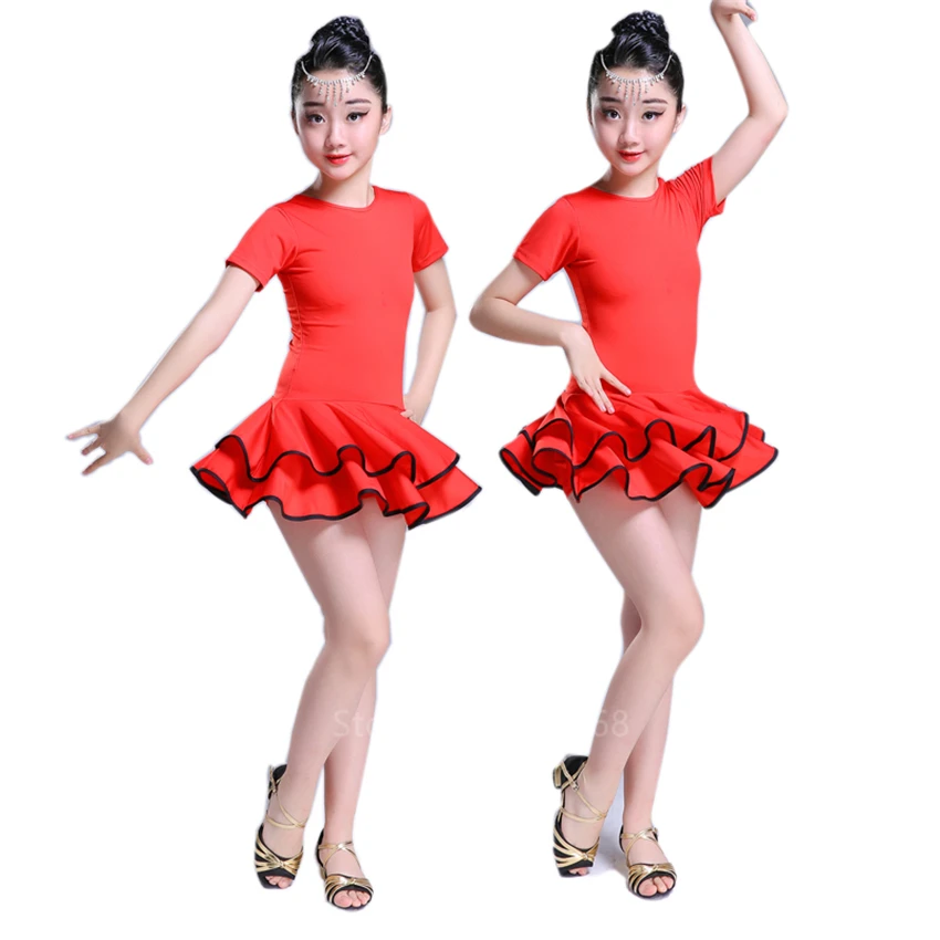 Детское профессиональное платье для латиноамериканских танцев Бальные