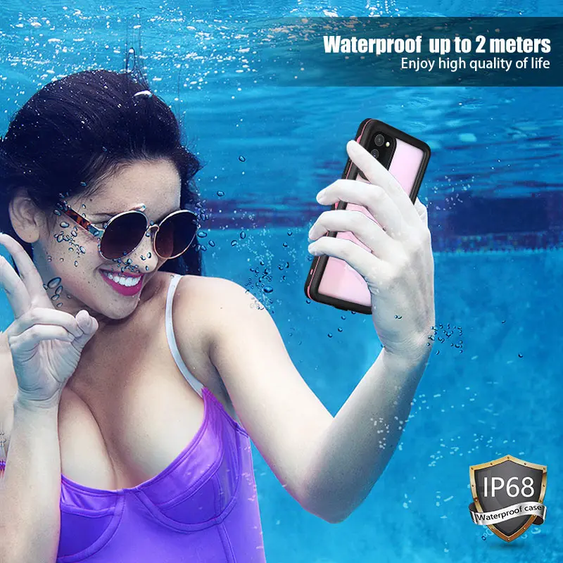 shellbox waterproof case for samsung s20 plus s21 note 20 ultra clear shockproof cover for samsung s10 s9 note 10 luxury case free global shipping