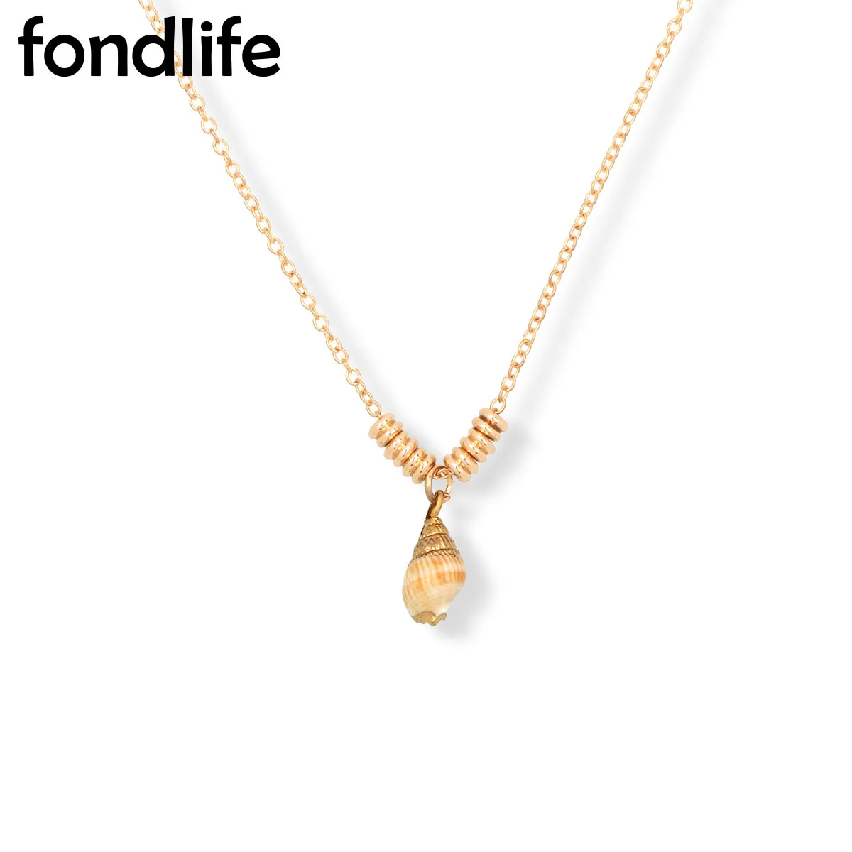 Чокер в стиле бохо с ракушками цепочка-гребешок морскими улитками для женщин и