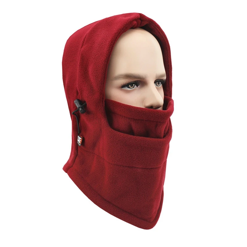 

Winter Cycling Hiking Ski Cap Bike Face Thermal Fleece Scarf Men Face Cover Snowboard Shield Hat Bicycle Headwear