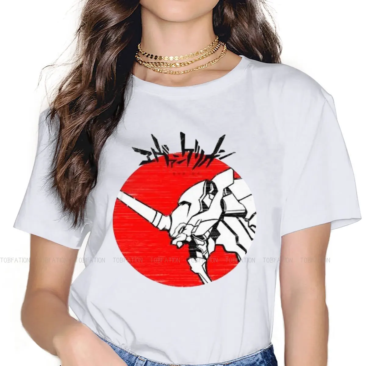 

Футболка женская Базовая из чистого хлопка, 4XL, 5XL