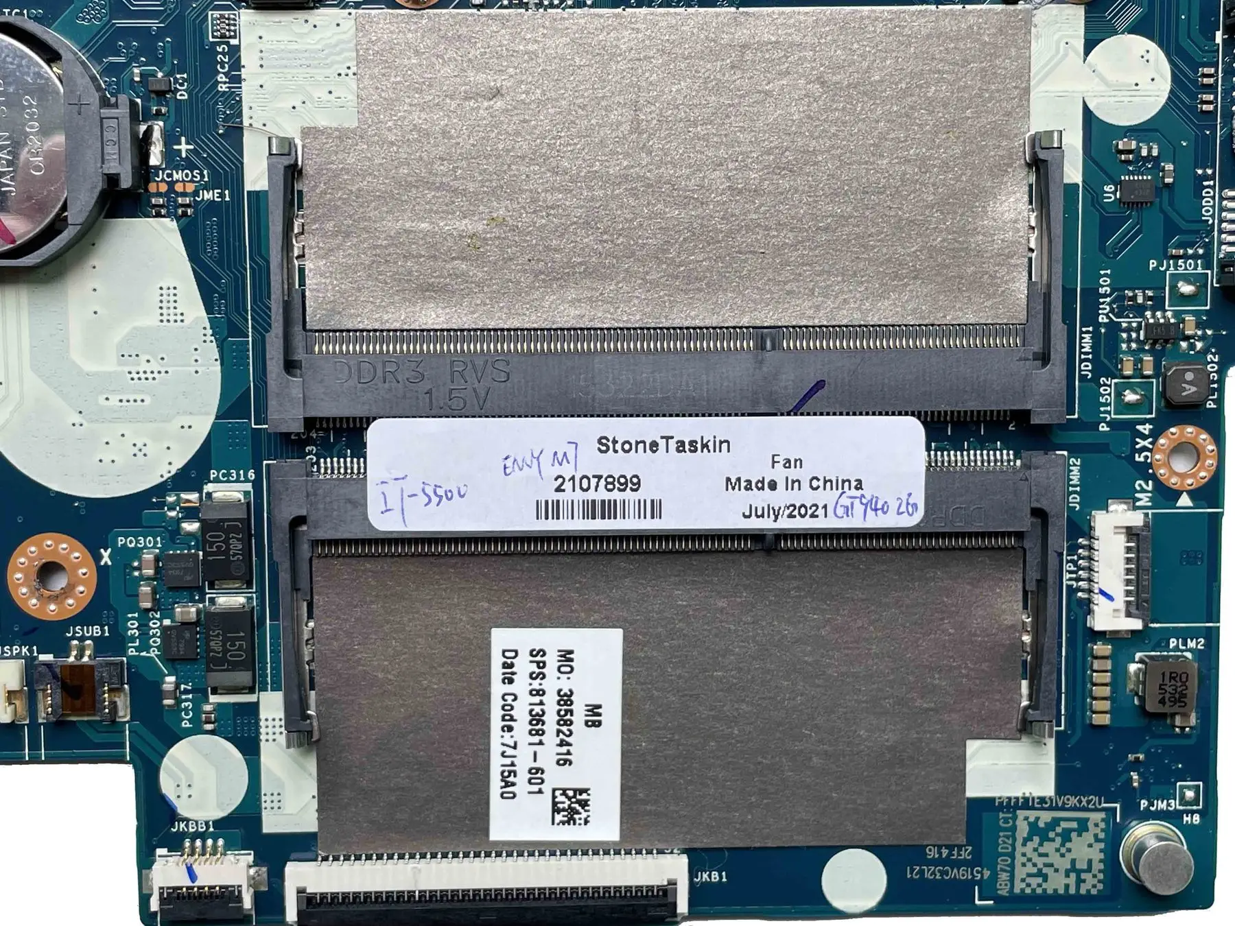 Оригинальная материнская плата для ноутбука HP 17-n LA-C531P DDR3 813681-601 системная |