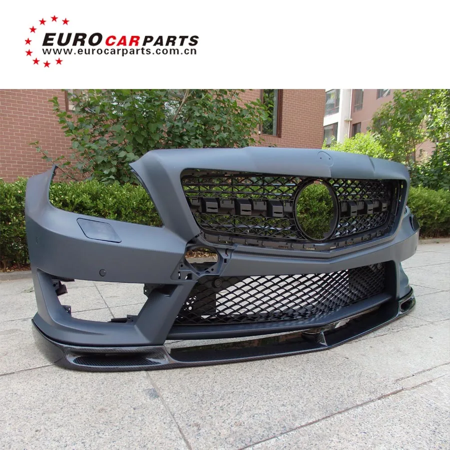 Карбоновая Передняя юбка finber для cls63 w218 карбоновая передняя губа передний бампер