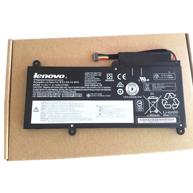 Новый оригинальный запасной литий ионный аккумулятор для ноутбука Lenovo E455 E450 E450C 11