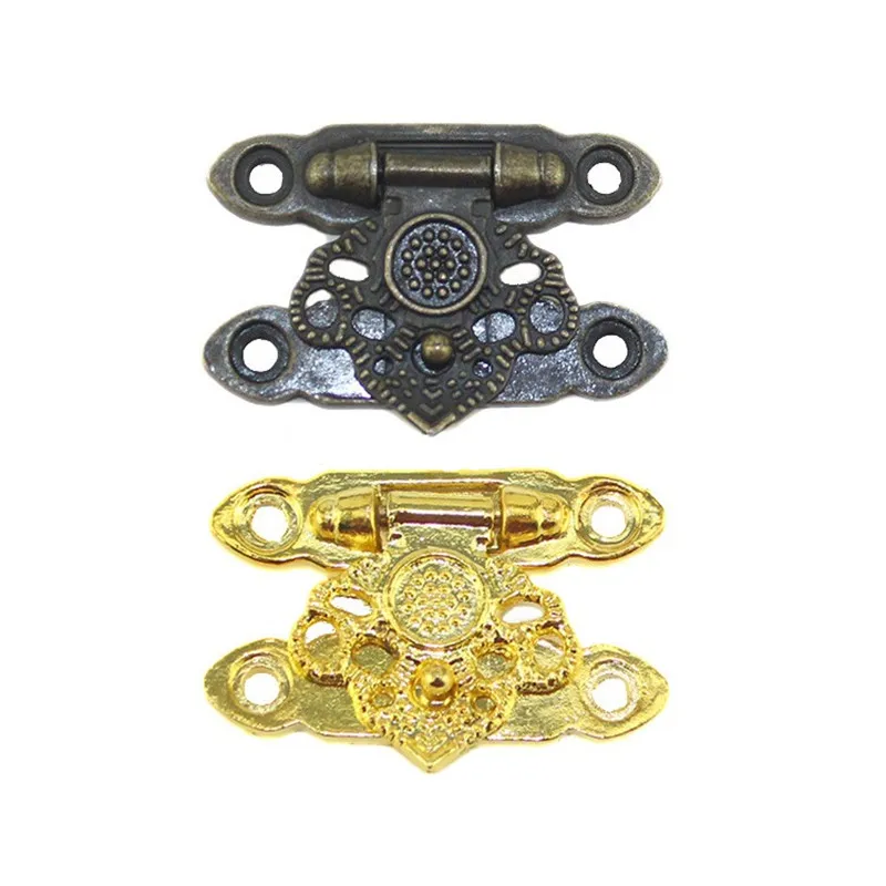 1 шт. антикварные декор из сплава ювелирных изделий брелок деревянный ящик Hasp