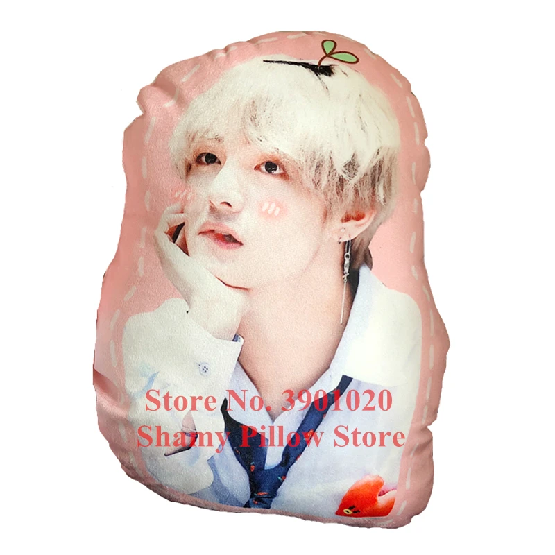 Kpop Bangtan Boys настраиваемая Подушка KimTaeHyung V подарок на день рождения для