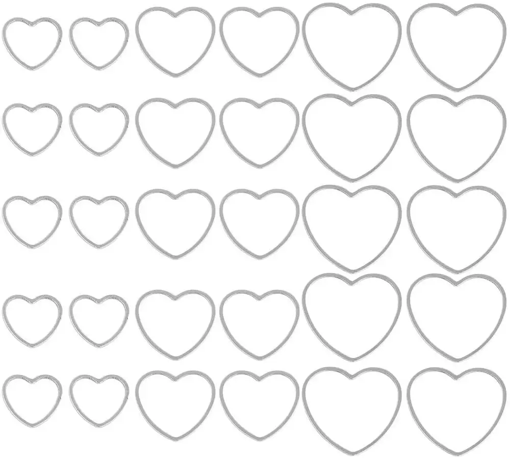 

Heart-shaped Brass Closed Ring Earring Wires Hoops Pendant Connectors For DIY Jewelry Making Supplies Accessories