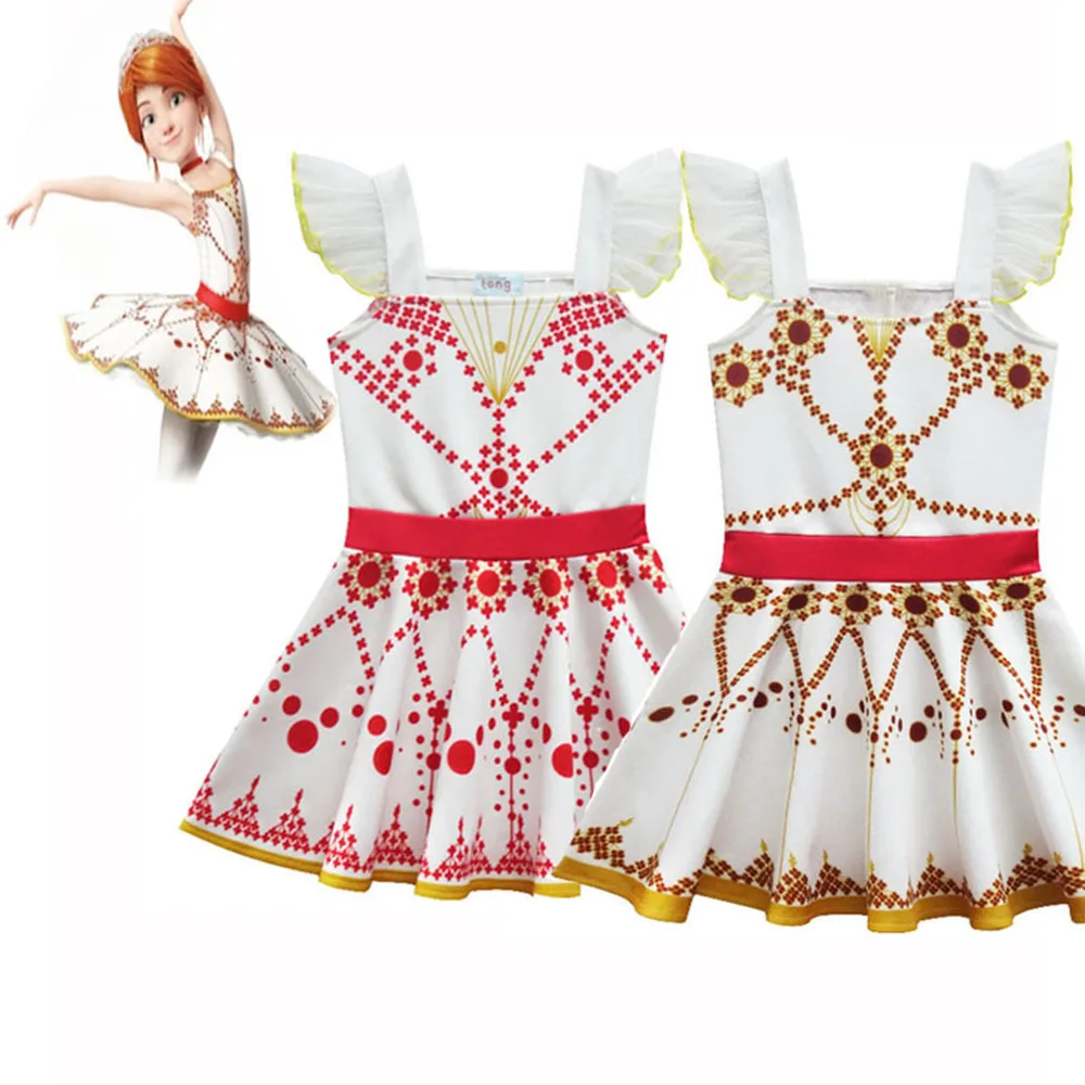 Новый фильм балерина Felicie Карнавальный костюм для девочек вечерние одежда 2021