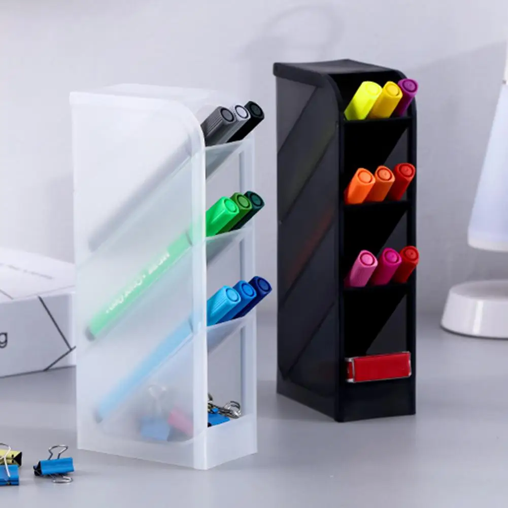 4 сетки Настольный держатель для ручки Карандаш Кисть макияжа косметический