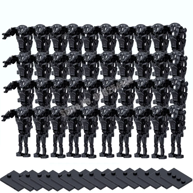 

100Pcs/lot Space Plan Super Battle Droids Trooper Figures Building Block Model Building Set kit Bricks DIY Toys for Children