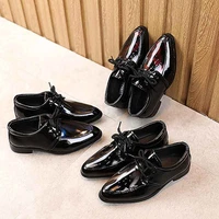 spring autumn boys leather shoes toddler baby teenagers kids patent leather dance shoes anti skid stage performance dress shoes
